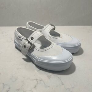 NEW Vans White Mary Jane Shoes Size 11